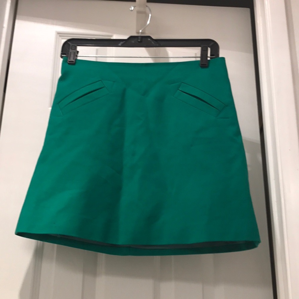 Zara green skirt
